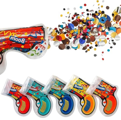 40 PCS Konfettikanone, Party Popper Set für Hochzeiten, Geburtstage und Feiern, Bunte Konfetti Shooter für Kinder und Erwachsene, Ideal für Festliche Anlässe