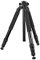 Mantona Kodiak XL Aluminium Photo Tripod, Sturdy Professional Photo Tripod without Ball Head, Swivelling Rotating Centre Column, Spikes, 2nd Short Centre Column, for Landscape Architecture and