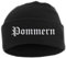 HB_Druck Pommern Umschlagmütze - Mütze - Bestickt - Einheitsgröße Schwarz