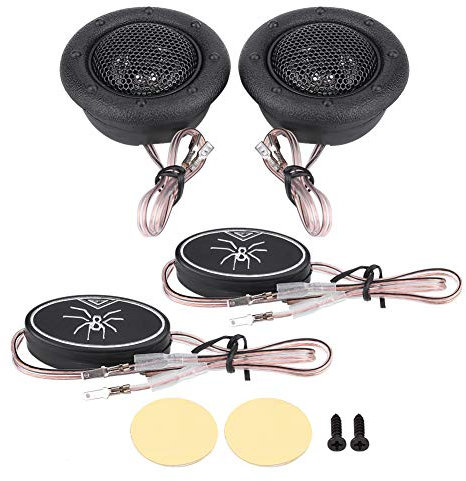 KIMISS Parlante de Audio para Coche, Tweeter Domo 12V 150W, Altavoz superpotente Mini, Sonido Claro y Potente, para de Audio automotriz