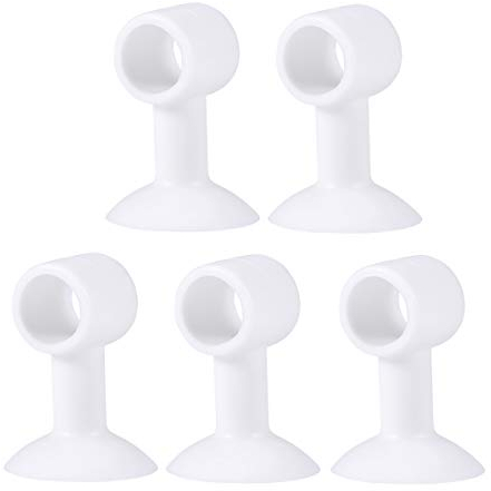 BESPORTBLE 5 stücke Silikon Anti-kollision Türstopper Griffe Tür Schutz Pad Saugen Gummi Türklinke Stoßstange Crash Pads Protector (Weiß)
