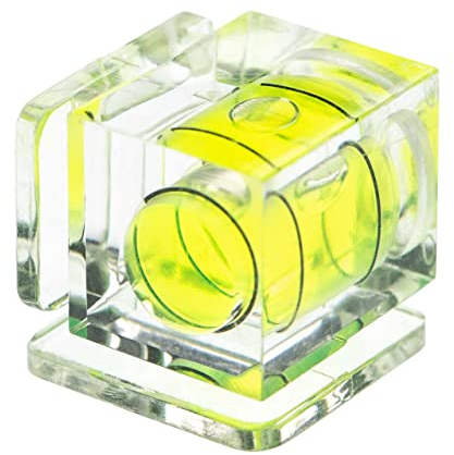 vhbw Blitzschuh-Wasserwaage kompatibel mit Nikon D7000, D7100, D700, D70, D60, D60x, D70s, D600, D80 Kamera - Blitzschuh-Abdeckung, 1 Achse