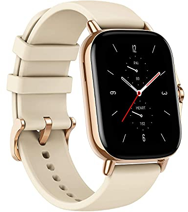 Amazfit GTS 2 Smartwatch Fitness Armbanduhr mit Bluetooth-Anruf, Sportuhr mit 90 Sportmodi, Blutsauerstoffsättigungsmesser, 3GB Musikspeicher