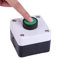Cikonielf Green Push Button Switch Weatherproof Push Button Switch Station Box One Button Control for Gate Opener
