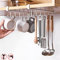 EigPluy 2St Becher Tassen Weingläser Lagerung Haken Küchenutensilien Krawatten Gürtel und Schal Hängen Haken Rack Halter Unterschrank Schrank ohne Bohren (Weiß)
