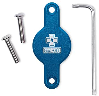 Muc-Off - Secure Tag Holder - Protection and Concealment for Apple Airtag - Bottle Cage Slot - Blue