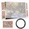 WOOD CITY Puzzle Board, 1000 Piece Wooden Jigsaw Puzzle Board with Drawers, 29” x 22” Portable Puzzle Table with Covers and Lazy Susan, Rotating Jigsaw Puzzle Table for Kids and Adults