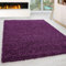 Miovani Hochflor Teppich 80x150 cm Lila - Besonders weicher Shaggy Teppich in vielen Farben & Größen für Dein gemütliches Zuhause - Teppich Wohnzimmer & Schlafzimmer