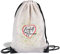 True Statements Sportbeutel mit Spruch „Konfetti im Herzen“ - Turnbeutel mit Kordelzug & Leinen-Haptik - 33x45cm - Gymbag Gymsack Backpack für Fasching Karneval Fastnacht