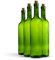 WYSKONT Weinflasche 750 ml Bordeaux 48 Stück - Grün Weinflasche mit Korken - Leere Glasflasche - Wasserflasche - Leere Likörflaschen - Glasflaschen zum befüllen - Water Bottle - Wein Zubehör