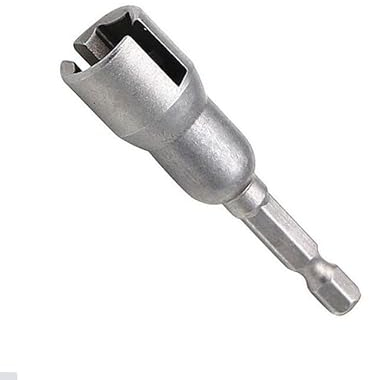 Inovey 2Pcs Butterfly Bolzen Steckschlüssel 6.35Mm Sechskantschaft Steckschlüssel Adapter Mutter Für Elektrowerkzeug Schlitz Elektroschrauber -Geschlitzte Hülse -18 * 66mm