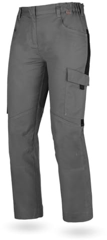 WÜRTH MODYF Bundhose Star CP Damen - Bequeme Arbeitshose für Damen - perfekt für Lager, Werkstatt, Baustelle- Oeko-TEX Standard 100 - Größe 52, in Grau