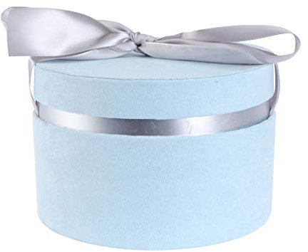 Abaodam 2stücke Hochwertige Velvet Geschenkbox Für Hochzeiten Runde Candy Box Zur Aufbewahrung Von Schokolade Für Hochzeitsgeschenke Und Dekoration