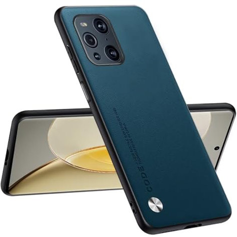 Topme Handyhülle Kompatibel mit Oppo Find X3 Pro (6.7) – Sicherer und Stilvoller Schutz - Saphir