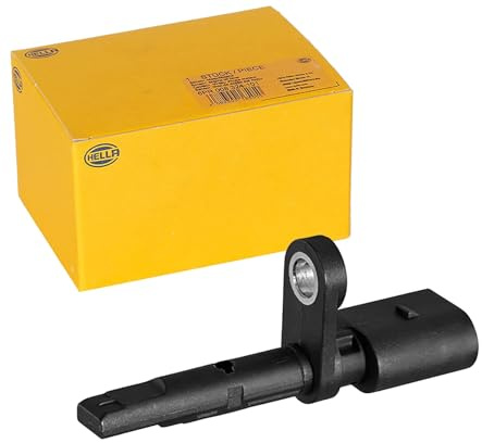 HELLA 6PU 358 218-481 ABS Sensor - Raddrehzahl - 2-polig - Hinterachse | Kompatibel mit: AUDI A4 Allroad B9, A4 B9, A4 B9 Avant, A5, A5 Cabriolet, A5 Sportback, A6 Allroad C8, A6 C8, A6 C8 Avant
