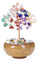 JSDDE Chakra Feng Shui Baum, Heilsteine Edelsteine Baum, Geldbaum, Lebensbaum Deko, Kristallbaum, Glücksbringer Spirituelle Feng Shui Deko (Chakra)
