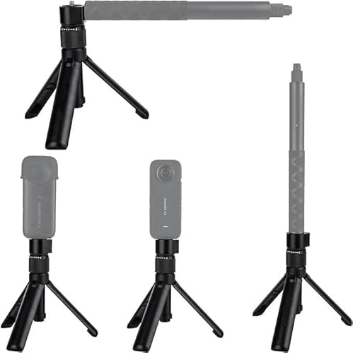 Bullet Time Handle For Insta360 X6 X5 X4, Invisible 360 Degree Rotatable Handle For Insta360 X5, X4, Insta 360 X6 Air Action Cameras