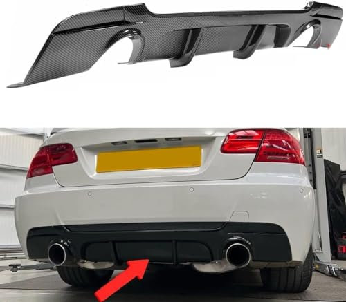 KLSDB Auto Heckspoiler für BMW E92 E93 325i M Sport 2007 2008 2009 2010 2011 2012 2013, Heckstoßstange Hecklippe Diffusor Karosserie Modifiziertes Zubehör