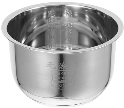 CRILSTYLEO Revestimiento Inoxidable Olla Interior Para Olla Arrocera Antiadherente Duradero