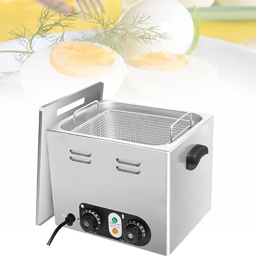 Cuociuova professionale, riscaldamento uniforme, con cestello a rete, grande capacità, teglia per cuocere le uova in camicia per ristoranti, macchina per uova alla coque/mezze cotte