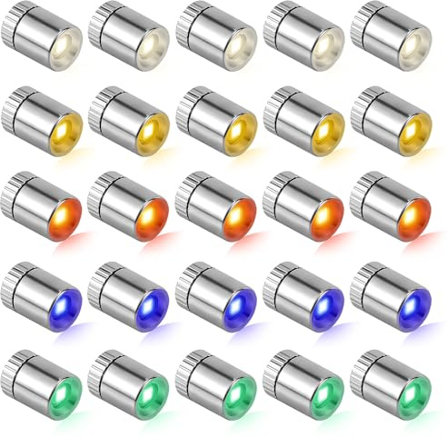 LINXINS 30 Pcs Tiny Led Lights, 5 Colors Small Led Light, Mini Silver Tiny LED Lights for DIY Crafts Party Wedding Decoration