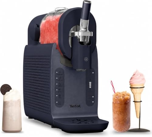 Tefal Freezi, 16-in-1 Slushmaschine mit Soft-Eis Funktion | sofort eiskalte Leckereien, einfach zu bedienen, großes Fassungsvermögen, IG8024E0