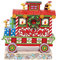 Enesco Jim Shore Peanuts Woodstock's Christmas Train Caboose Figur, Mehrfarbig