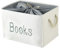 INough Bücher Aufbewahrungsbox Aufbewahrungskorb für Kinder, Kallax Boxen Bücherkorb Kinder groß Aufbewahrungsbox für Kinderzimmer/Klassenzimmer/Schlafzimmer