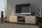 Framire RTV Kommode in Sonoma Eiche, Kommode mit 2 Türen, Schrank für Schlafzimmer, Wohnzimmer, 120 x 36 x 40 cm