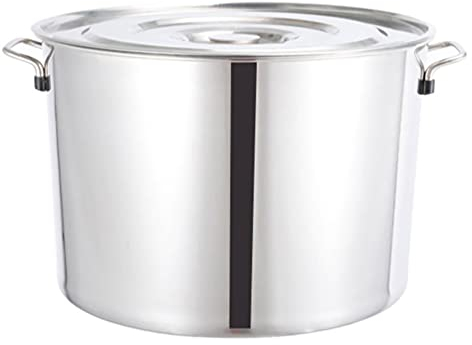 1 Pc Comilón Olla Para Pasta Olla Hirviendo Cerveza Cacerola De Café Olla De Estofado Olla De Sopa De Metal Hervidor De Agua Inducción Acero Inoxidable Multifunción Olla Caliente