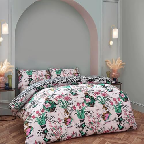 furn. Ishiko Duvet Cover Set - Single - White