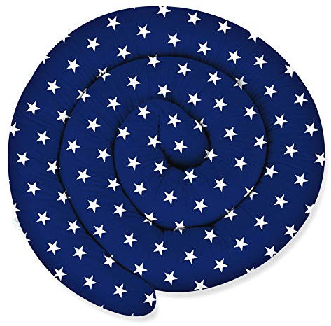 XXL 200 cm Bettschlange für Allergiker Bettkissen Stillkissen Bettrolle Zierkissen Bettumrandung Schlange Handmade 100% Baumwolle ekmTRADE (3, 200 cm)