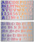 GORGECRAFT 2 Stile Metall Zahlen Schablone Alphabet Vorlagen Wiederverwendbare Edelstahl Zeichnung Tagebuch Schablone Zum Malen Auf Holz Wand Leinwand Brandmalerei Gravur