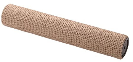 Colcolo Pet Cat Tiragraffi di Ricambio Corda di Sisal Fai da Te Sostituibile Affilare Artiglio Giocattolo Forniture Durevole Scratch Post Palo di Ricarica per, Giallo 38 cm x 7 cm