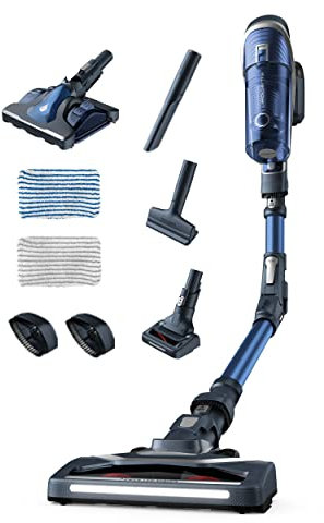 Rowenta XForce 8.50 Aqua RH9695 - Aspiradora sin Cable, Cabezal con Luces Led y mopa Aqua (Reacondicionado)