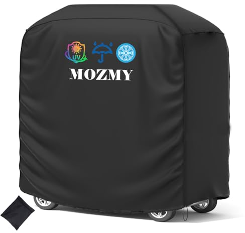 MOZMY Grillabdeckung für Weber,Enders - Wasserdicht 420D Oxford-Stoff Gasgrill Abdeckhaube, 117 x 66x 117cm, Wetterfest Gasgrill Abdeckplane, Garten Grill Wetterschutzhülle