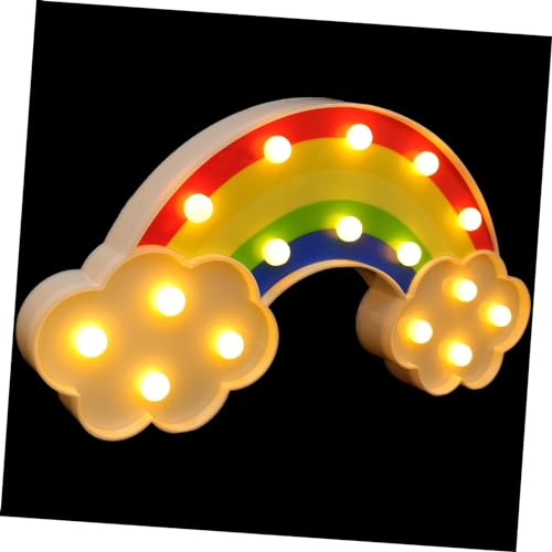 Alipis Regenbogen-einstelllampe Spielzeug Regenbogenlichtlampe Regenbogen Wandleuchte Schlafzimmer Schreibtischlampe Kidcraft-spielset Toaster Nachtlicht Pilzlampe Haushalt Kind PVC