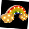 Alipis Regenbogen-einstelllampe Spielzeug Regenbogenlichtlampe Regenbogen Wandleuchte Schlafzimmer Schreibtischlampe Kidcraft-spielset Toaster Nachtlicht Pilzlampe Haushalt Kind PVC