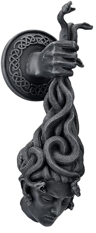 Figuren Shop GmbH Medusa Kopf mit Schlangen Haaren, 30,5 cm Wanddeko