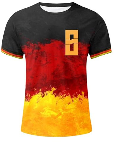 T Shirt Homme Maillot De Foot Allemagne Cadeau Papa Tee Shirt Sport Homme Tee Shirt Anime Maillot De Foot Asse T-Shirt Giroud Tee Shirt Baseball Homme (Framboise, L)
