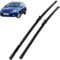 Scheibenwischer Vorne Passend für Fiat Bravo 2007–2013, 24''+18'', Individualität Wasserdicht Auto Scheibenwischer Auto Ersetzen Zubehör