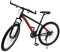 Owneed 26 Zoll Mountainbike, Faltbares Fahrrad, Mechanische Scheibenbremse, 21-Gang-Schaltung, Vollfederung, Fully MTB für Jungen, Mädchen, Damen & Herren (Schwarz & Rot)
