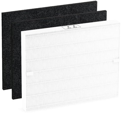 sieloonger AP-1512HH Replacement Air Filter Compatible with Coway Airmega AP-1512HH AP-1512HH-FP AP-1518R AP-1519P and Airmega 200M AIR Purifier(HEPA x 1 + Carbon Filters x 2)