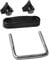 Daaxing U Bolt Roof Rack Clamps For Roof Rack Luggage Rack Fixing Clips Van Mount Roof Box Bracket Mounting,Roof Box U Bolts (Inner Diameter 8cm)