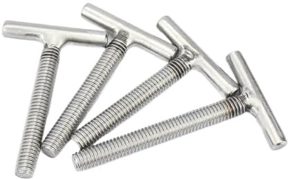 Generisch WGX123 304 Edelstahl M4 M5 M6 M8 M10 M12 T-förmige Schweißschrauben Nagelbolzen(M12x40mm 2pcs)
