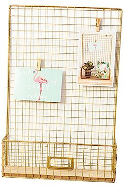 ABOOFAN Colgante de Pared decoración Dormitorio decoración Pared Wall Decoration decoración de Pared Colgador de Pared Dorado decoração Parede Rejillas de Rejilla Colgando Golden