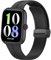 FiiMoo Kompatibel mit HONOR Watch 5 Ersatzarmband, Ersatz Silikon Sport Armbänder, Verstellbare Armband, Uhrenarmband für HONOR Watch 5-Schwarz