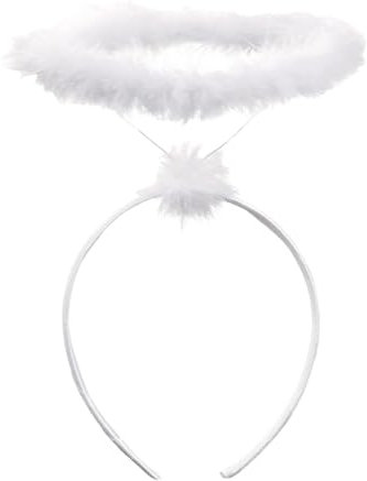 NISHIOBTLA Serre-tête ange blanc (blanc A)