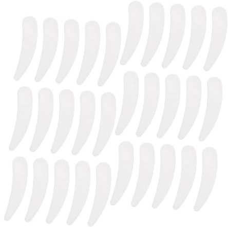 VINTORKY Kosmetikspatel 100 Stück Gesichtscremelöffel Aus Keramik Präziser Kosmetischer Cremespatel Für Augencreme Lotion Hygienisches Gesichtspflege Tool Für Sauberes Auftragen