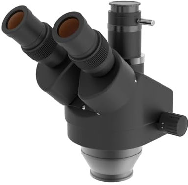 Mikroskop-Beobachtung 7X-45X Simul-Focal Trinokular Zoom Stereo Mikroskopkopf 0,5X 0,7X Hilfsbarlow Objektivlinse